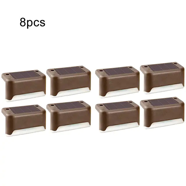 Solar Landscape Step Deck Lights