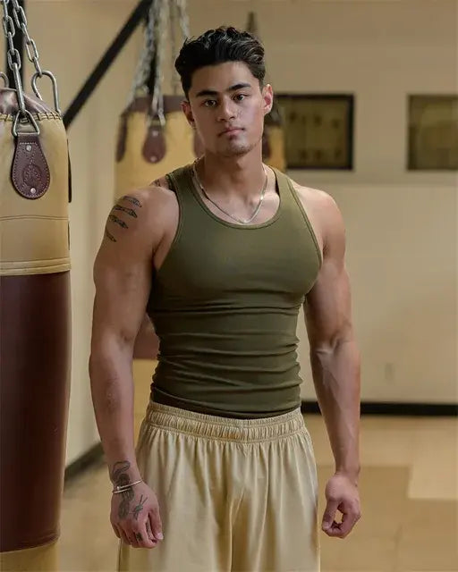 Summer Knitted Men's Tank