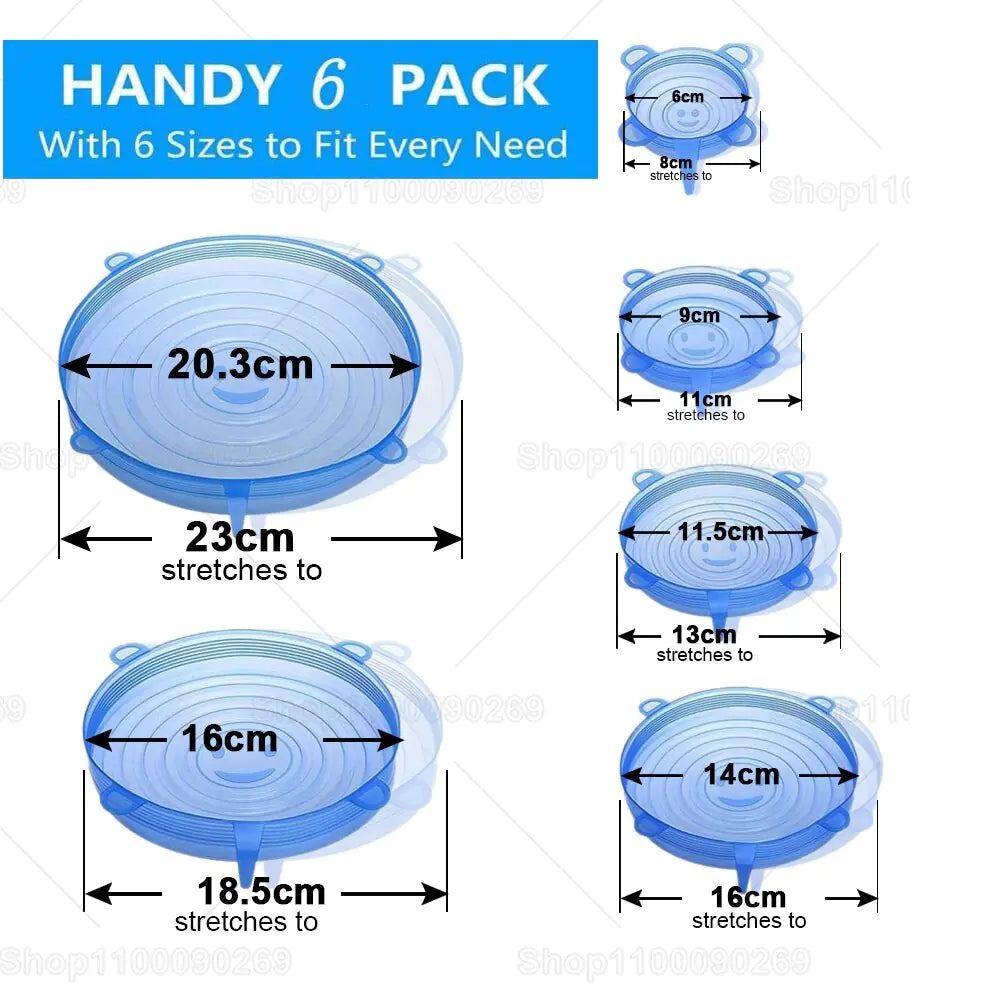 Reusable Silicone Stretch Lids