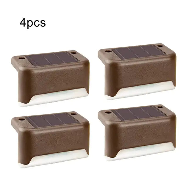 Solar Landscape Step Deck Lights