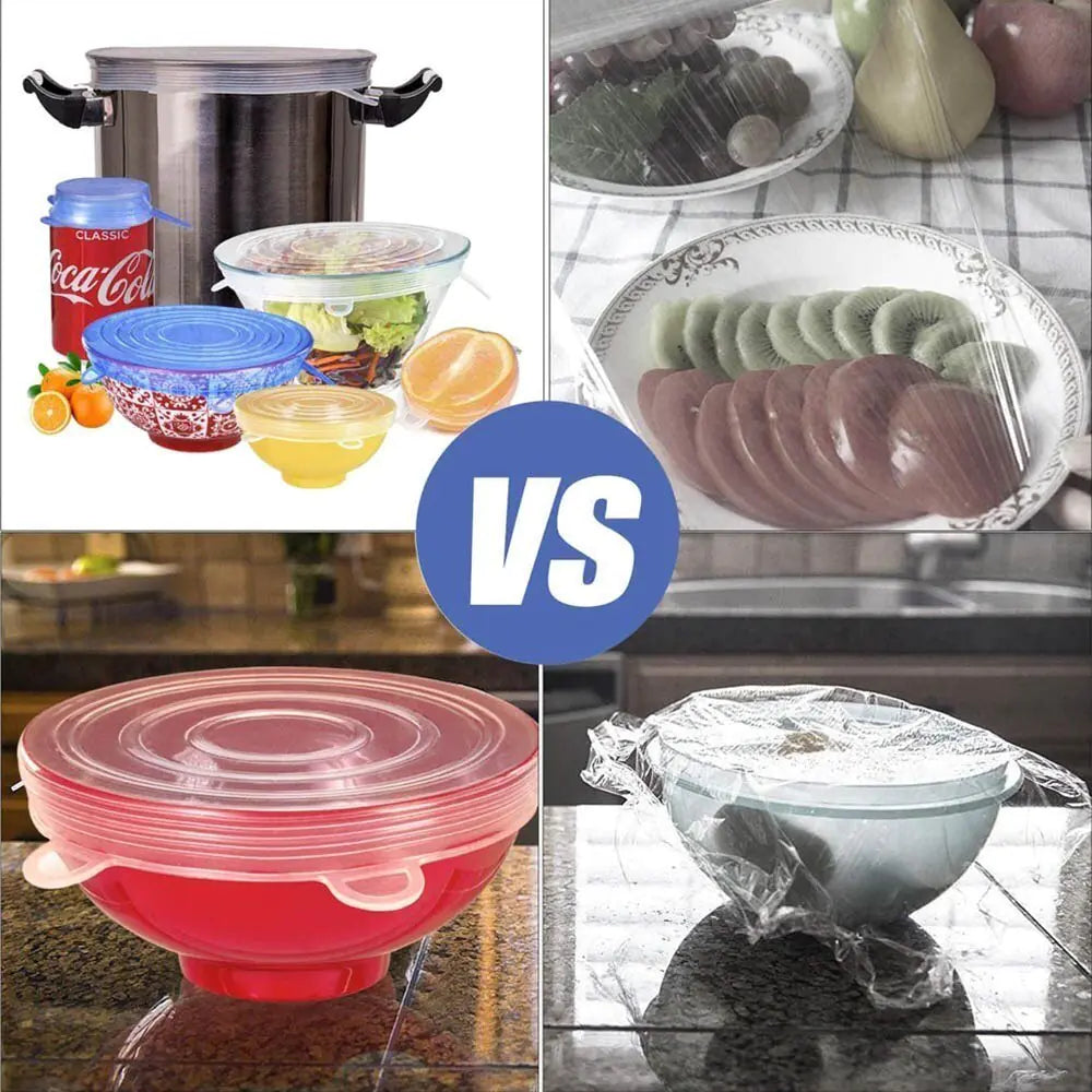Reusable Silicone Stretch Lids