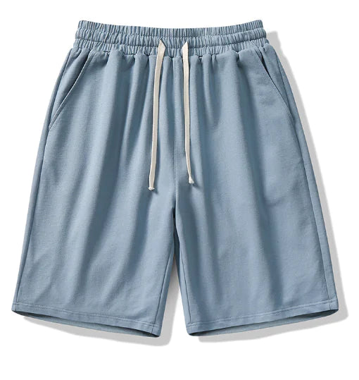 Summer Distressed Cotton Sweat Shorts