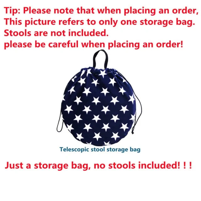 Retractable Folding Stool