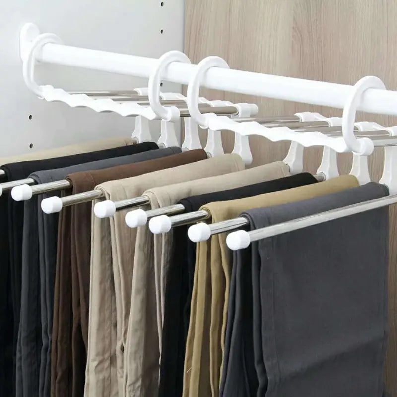 5 in 1 Stainless Steel Closet Rack