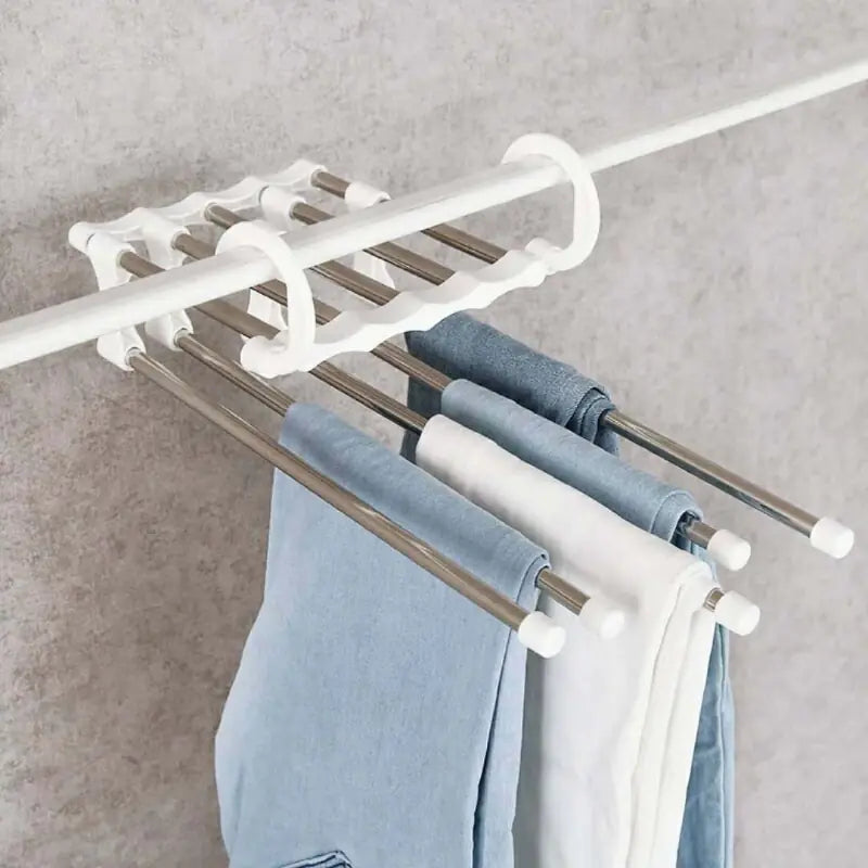 5 in 1 Stainless Steel Closet Rack