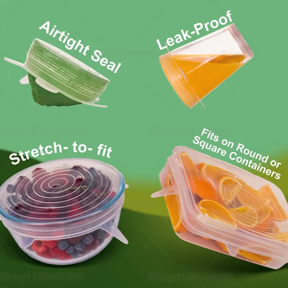 Reusable Silicone Stretch Lids