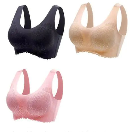 3PCS/lot Latex Plus Latex Bra Set