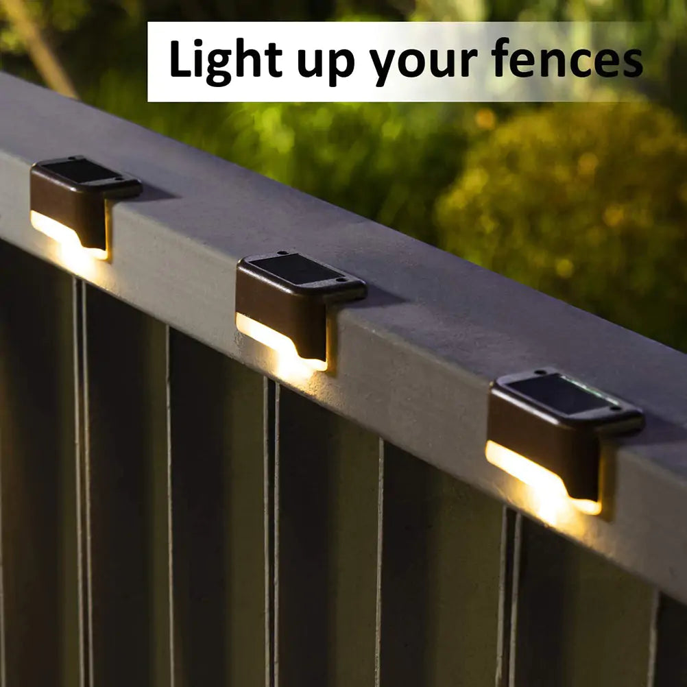 Solar Landscape Step Deck Lights