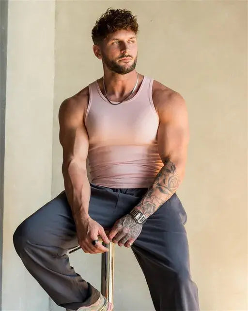 Summer Knitted Men's Tank