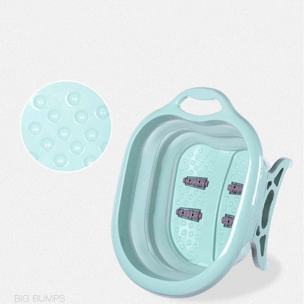 Portable Folding Foot Tub with Massage Balls