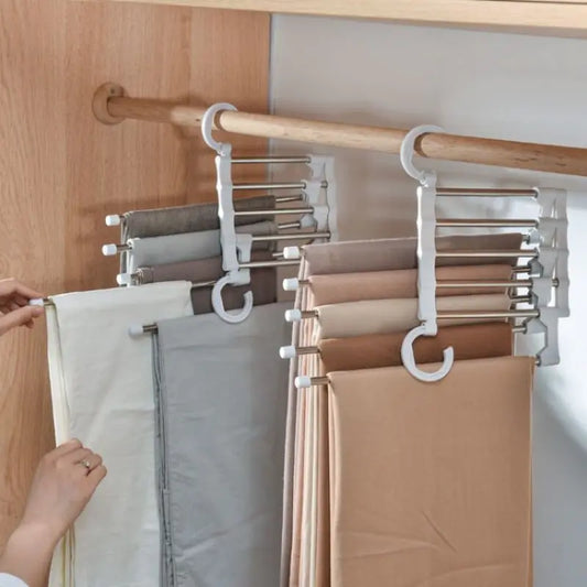 5 in 1 Stainless Steel Closet Rack