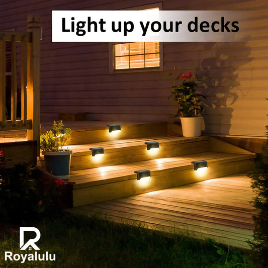 Solar Landscape Step Deck Lights